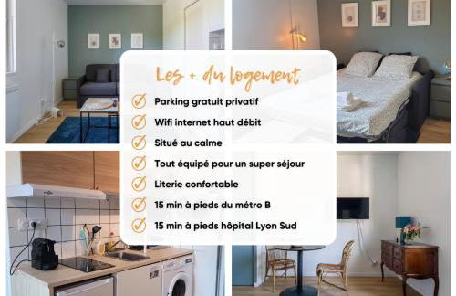 Proche métro B et Hopital Lyon sud - Foto 4