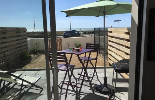 Studio neuf déco vintage face mer,terrasse ,jardin,wifi,parking sous-sol - Foto 19