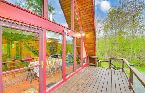 Walk to Ski Lift! Charming Hunter A-Frame - Foto 24