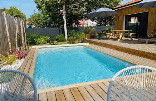 Cabane De Brice à Ares avec piscine - Foto 20