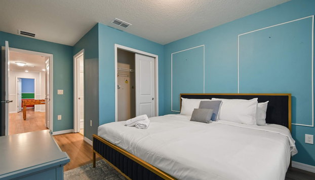 Family Getaway With Themed Rooms & Private Pool - Foto 2, Habitación