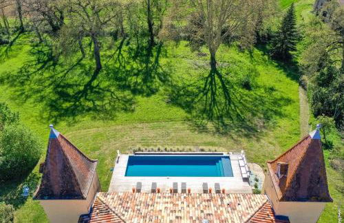 Château Soules - Piscine - Lac - Calme - Foto 46