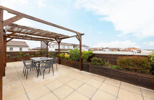 Le Surf : Triplex (T4) parking, rooftop et clim - Foto 16