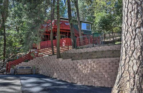 1 Mi to Lake Gregory Boho Crestline Cabin - Foto 30