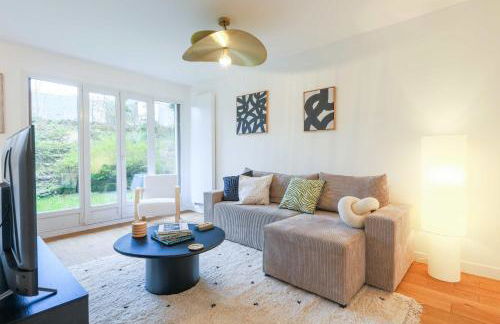 Garden Suite Suresnes 5 persons 2 BR near La Defense - Foto 22