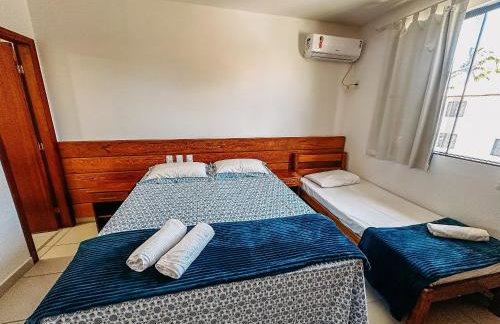Aptos em condominio frente mar na praia de Taperapuã, atravessou a rua está na praia, aptos com 2 quartos com ar condicionado, internet privativa 300MBPS, 1 vaga de garagem, acomodam até 6 pessoas - Foto 36