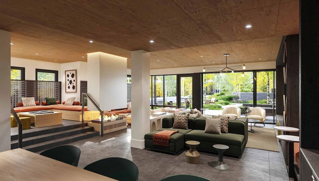 Zona de estar del vestíbulo