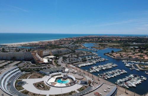 Studio village naturiste vue sur port nature 7 - Foto 18