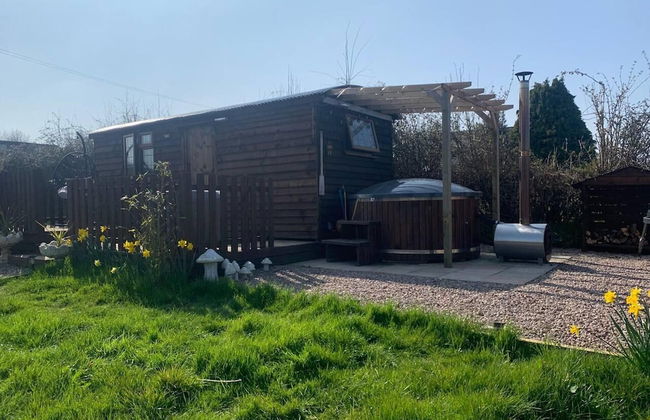 Cute and Cosy Shepard hut With Wood Fuel hot tub - Foto 23