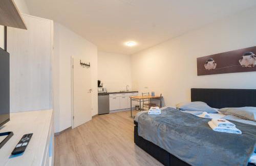 Modernes Studio Koblenz mit Küche, WLAN & Gemeinschaftsbad - Foto 12