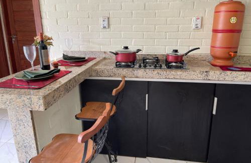 Flat com vista espetacular área central-cozinha completa-AR- 2 banheiros- casais - grupos ou familias ou empresas - Foto 18