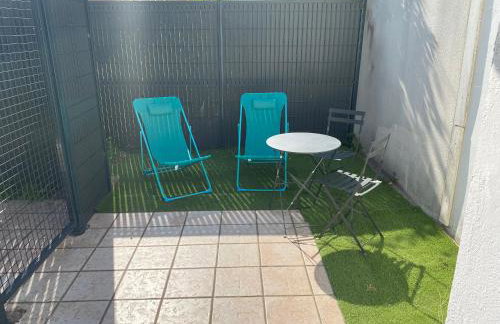 Studio cosy wifi terrasse CHU-Cite administrative-Primrose - Foto 5