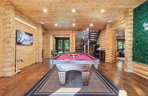 Log House Chalet, Volleyball field, Sauna, Hot Tub - Foto 50