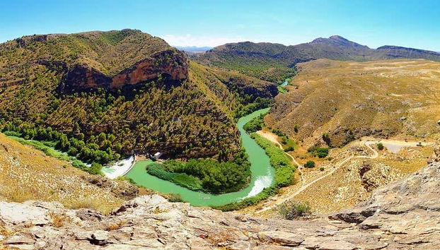 Panorámica del cañón de Almadenes