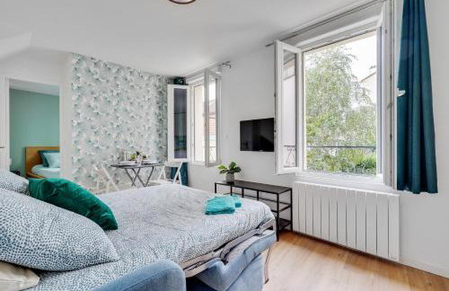 TOP 2 pièces tout équipé avec WIFI proche Paris - R7 - Foto 10