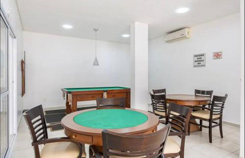 Canto nobre da Praia Grande - Apartamento completo e confortável - Foto 6