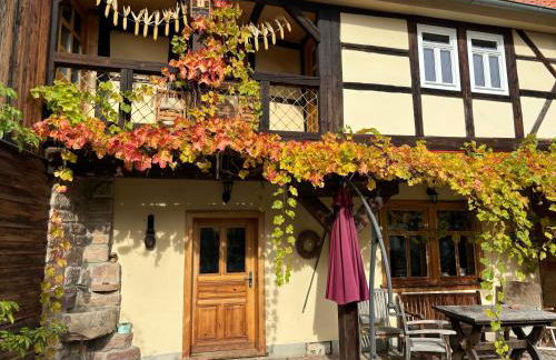 Fachwerkhaus mit rustikalem Weinkeller und Garten, ganze Unterkunft, gute Lage - Photo 34