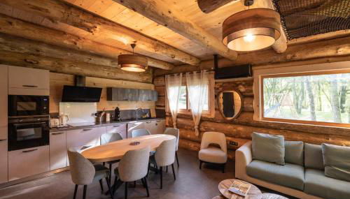 Gîtes en rondins de Vassivière - Les Fustes de Plazanet - Foto 4, stove