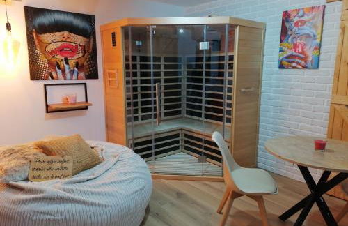 Gîtes déco pop et chaleureuse avec jacuzzi, sauna, piece coquine - Foto 28