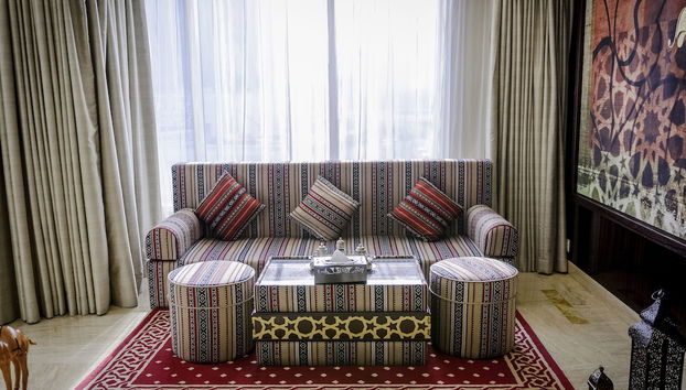 Sala de estar do lobby