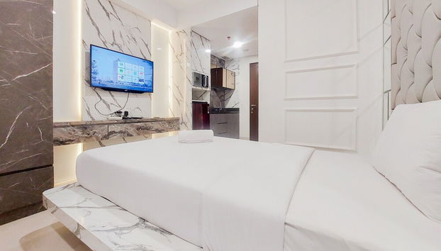 Well Furnished And Cozy Studio Transpark Bintaro Apartment By Tarvelio - Foto 3, Habitación