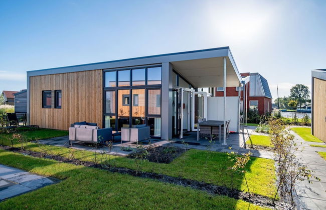 Modern Chalet With Beautiful Terrace, in Friesland - Foto 16