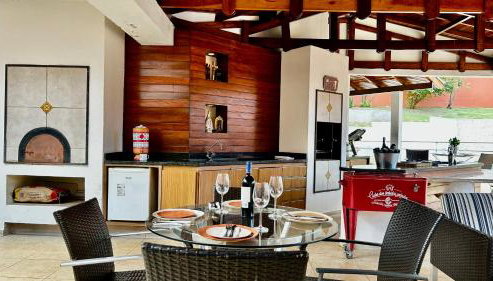 Casa do Lago em Londrina - Foto 2, stove, minibar