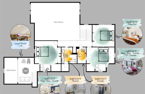 6BR Pool & Game Arcade Family Dog Friendly - Foto 60