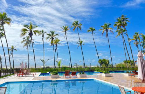 Apê pé na areia Ilhéus - beira mar, acesso direto à praia, piscinas, jogos, espaço kids - Vog Marine - Foto 35