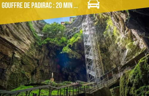 Gîte écologique proche Rocamadour & Gouffre de Padirac Vue vallée Dordogne - Foto 16