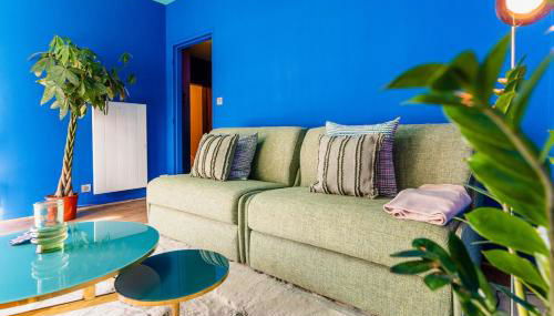 Luna - Cosy Appartement 50m2 - Place Parking Privé -Ascenseur - Position Centrale Gare - Pompidou - Nouvelle Ville - 2 à 4 Personnes - Foto 3