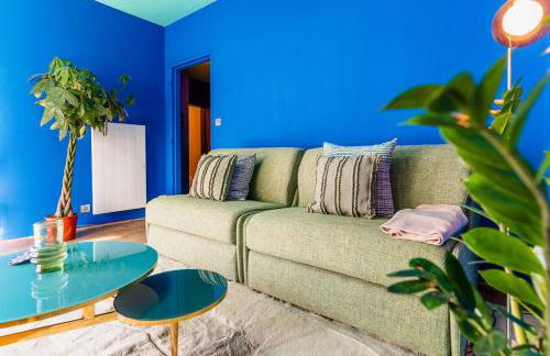 Luna - Cosy Appartement 50m2 - Place Parking Privé -Ascenseur - Position Centrale Gare - Pompidou - Nouvelle Ville - 2 à 4 Personnes - Foto 3