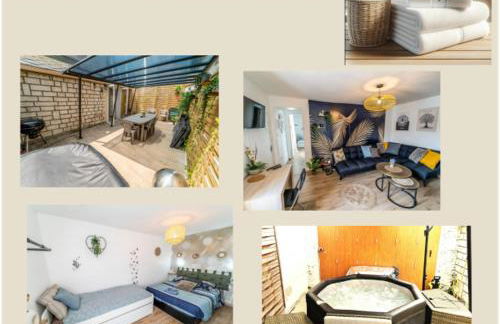 Maison familiale Terrasse Jacuzzi Parking sur place près d'Honfleur - Photo 8