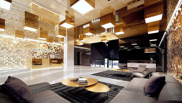 Zona de estar del vestíbulo