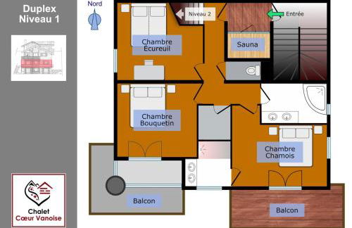 Chalet des Trappeurs Coeur Vanoise 15 persons - Foto 22