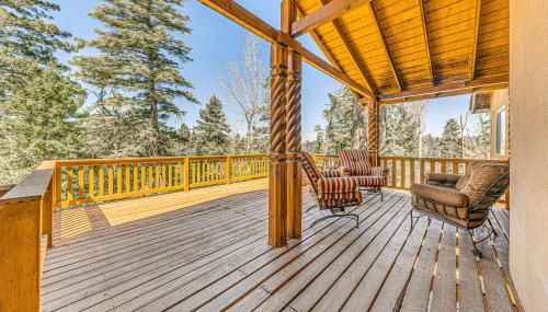 2 Mi to Dtwn Cloudcroft Home with Furnished Deck - Foto 2