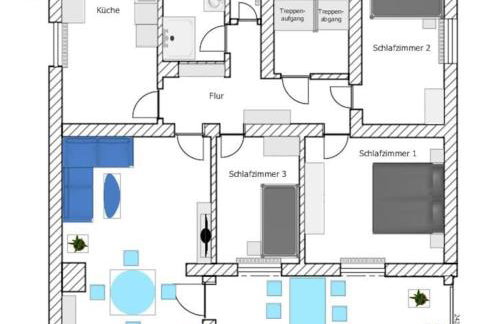 Geräumige Ferienwohnung Nähe Bodensee & Allgäu mit 3 Schlafzimmern - Foto 22
