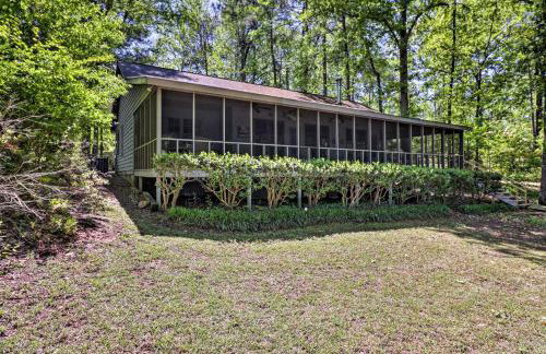 Lakefront Milledgeville Cabin Private Dock, Porch - Foto 24