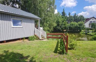 Domek nad stawem - Foto 13