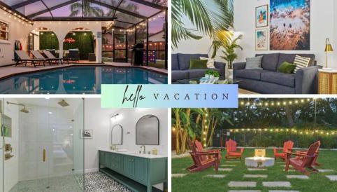 Backyard Games, Fire Pit, Heated Pool, Near Beach - Foto 1