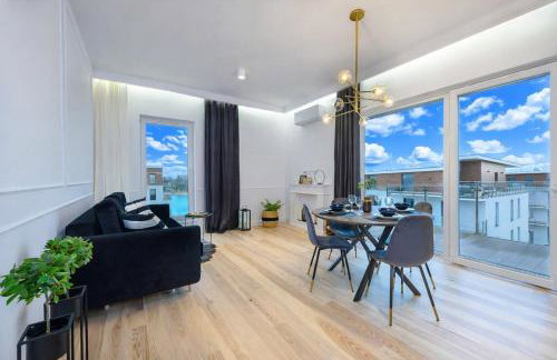 Marina Glamour - 3pok, widok na jezioro, klimatyzacja, parking podziemny, winda, Netflix - Foto 3