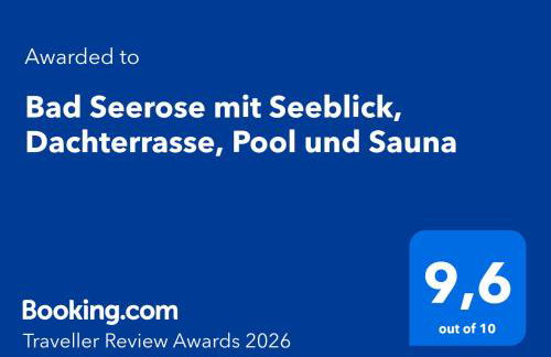 Bad Seerose mit Seeblick, Dachterrasse, Pool und Sauna - Photo 2