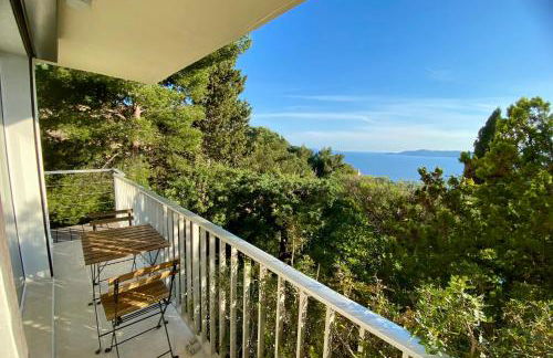 Renovated 1-bedroom apartment with sea view and large balcony Aiguebelle - Foto 23