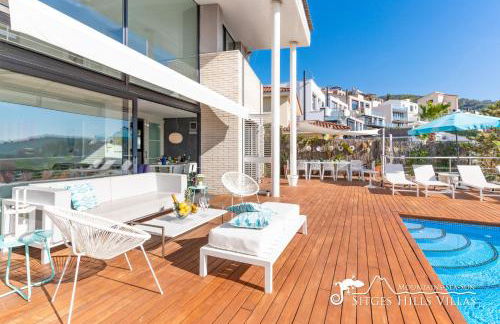 Super Villa Oasis Fab Sea and Sitges View with Private Pool and Air Conditioning - Foto 9