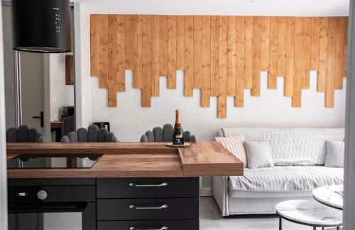 Studio cabine Au Loup Blanc avec vue Mont Blanc - Foto 2