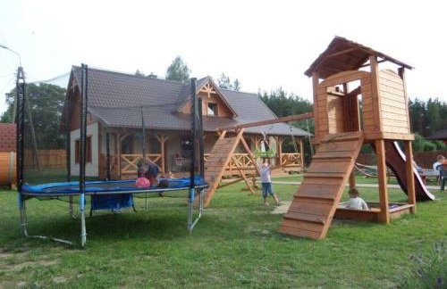 Dom drewniany na Kaszubach, rzeka, las, pola, niedaleko jeziora - Foto 39