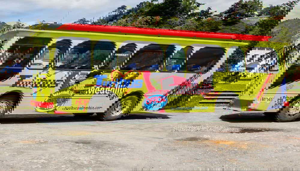 Disfrutando de la ciudad a bordo del autobús