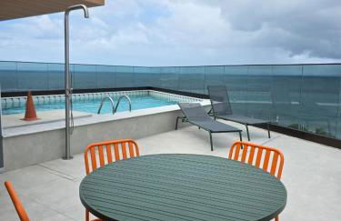 Studio Luxo Barra - vista fascinante mar e farol da Barra - Foto 14