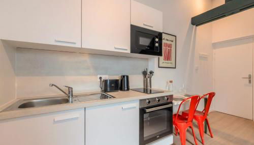 Studio sous les combles côté cour, parking gratuit - Foto 4