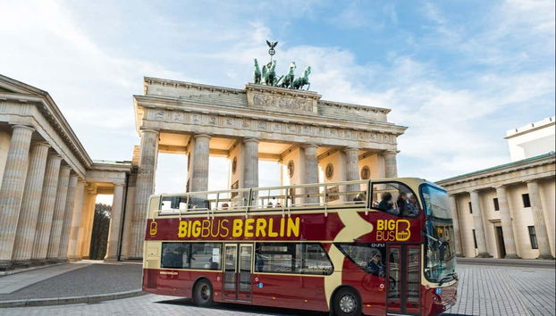 Big Bus in front of the Brandenburg Gate
